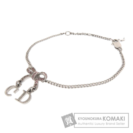 CHRISTIAN DIOR ribbon Bracelet Metal Ladies [Used]