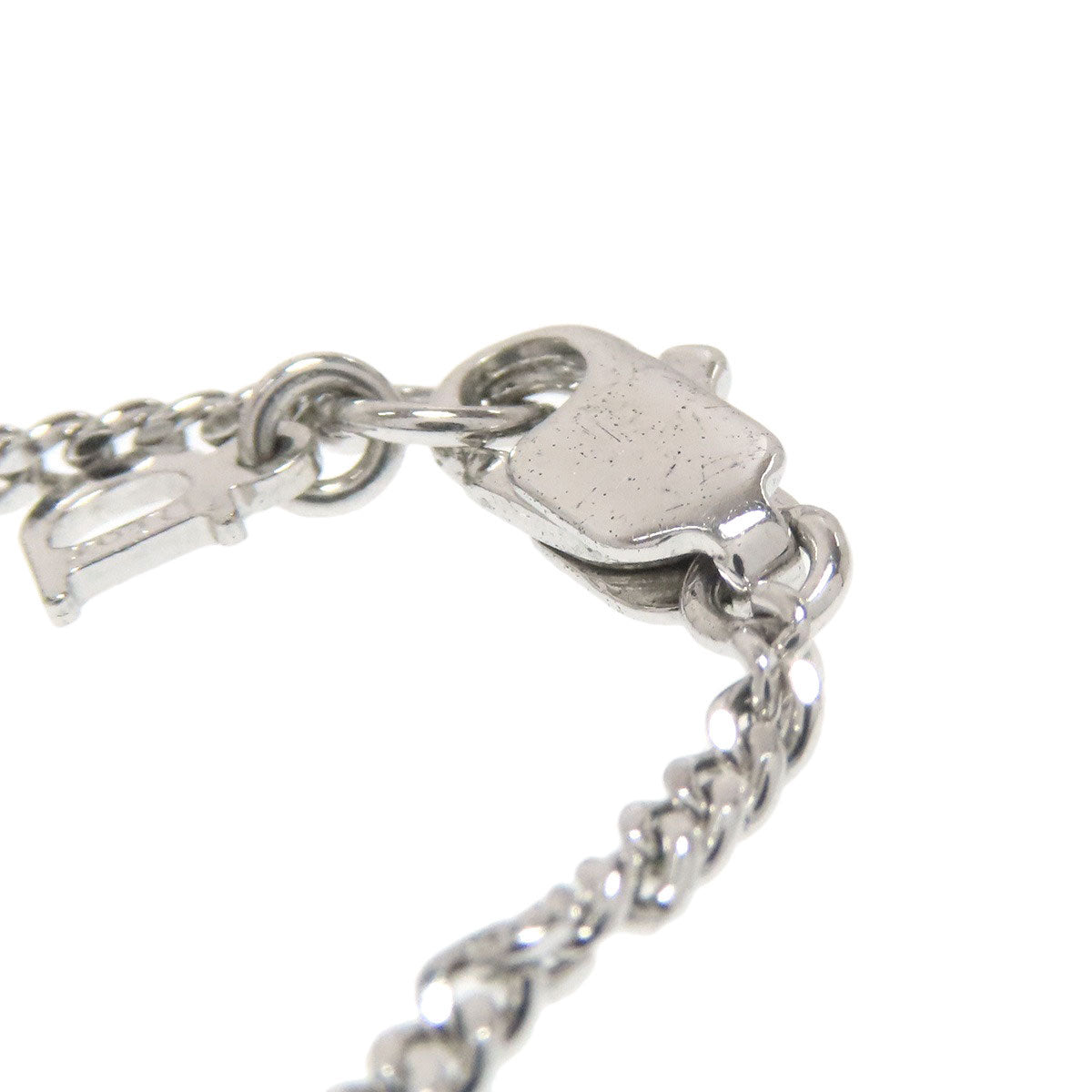 CHRISTIAN DIOR ribbon Bracelet Metal Ladies [Used]