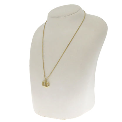 CHRISTIAN DIOR CD logo Necklace Metal Ladies [Used]