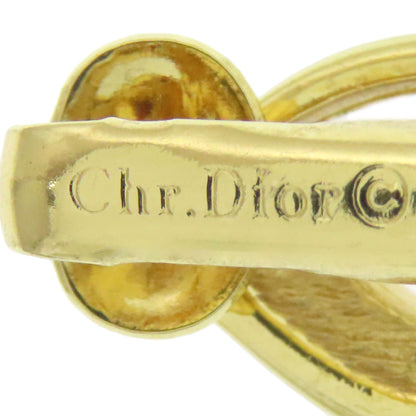 CHRISTIAN DIOR Rhinestone Earring Metal Ladies [Used]