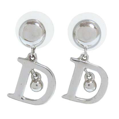 CHRISTIAN DIOR D logo earring Metal Ladies [Used]