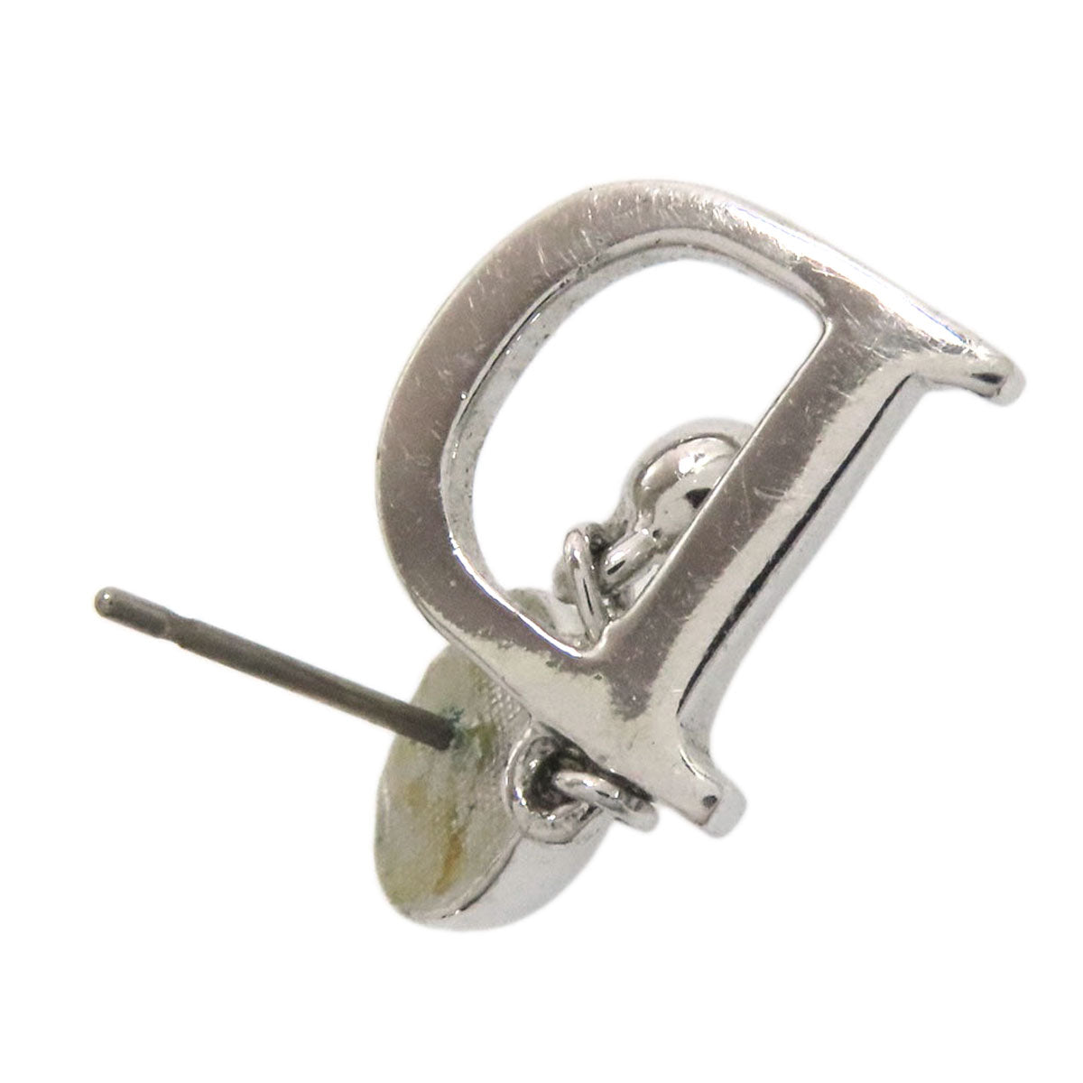 CHRISTIAN DIOR D logo earring Metal Ladies [Used]