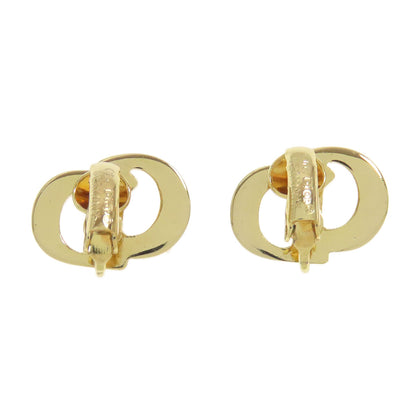 CHRISTIAN DIOR CD logo Earring Metal Ladies [Used]