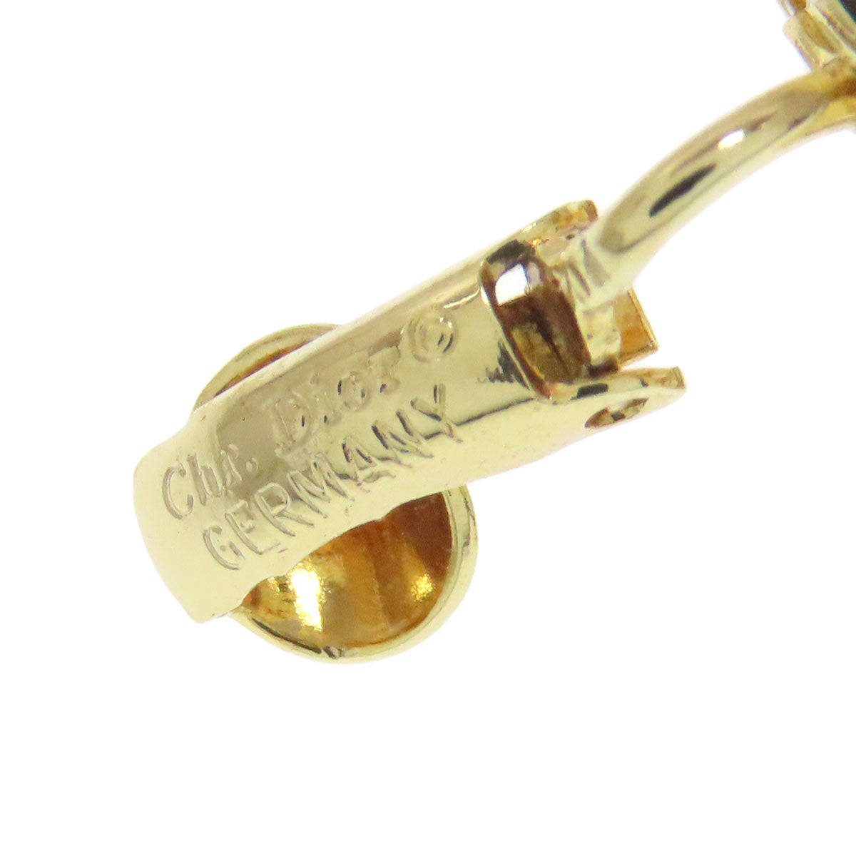 CHRISTIAN DIOR CD logo Earring Metal Ladies [Used]