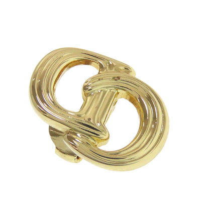 CHRISTIAN DIOR CD logo Earring Metal Ladies [Used]