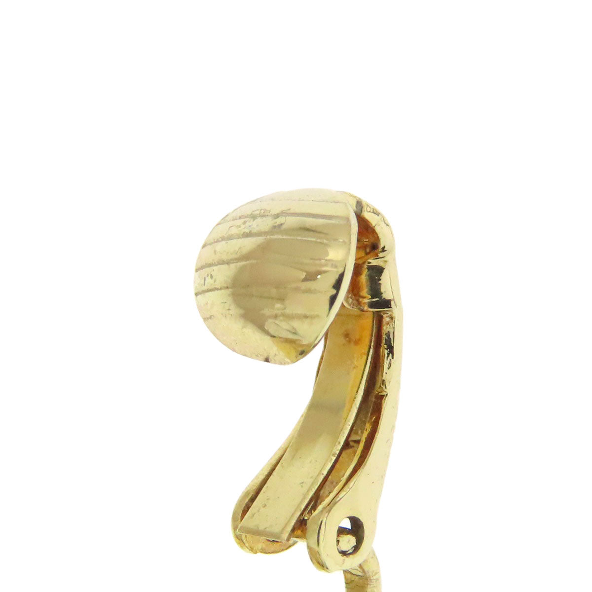 CHRISTIAN DIOR CD logo Earring Metal Ladies [Used]