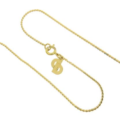 CHRISTIAN DIOR CD logo Necklace Metal Ladies [Used]