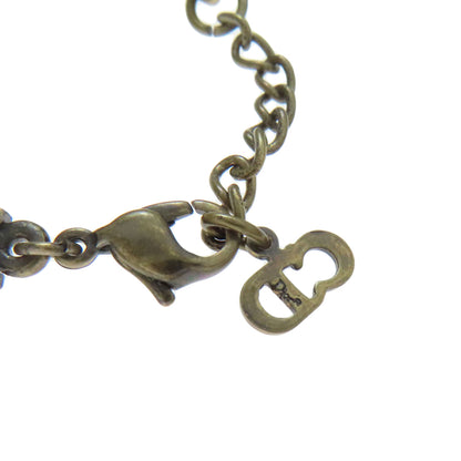 CHRISTIAN DIOR Mistletoe motif Bracelet Metal Ladies [Used]