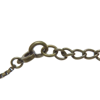 CHRISTIAN DIOR Mistletoe motif Bracelet Metal Ladies [Used]