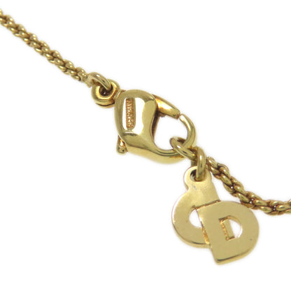 CHRISTIAN DIOR hand mirror motif Necklace Metal Ladies [Used]