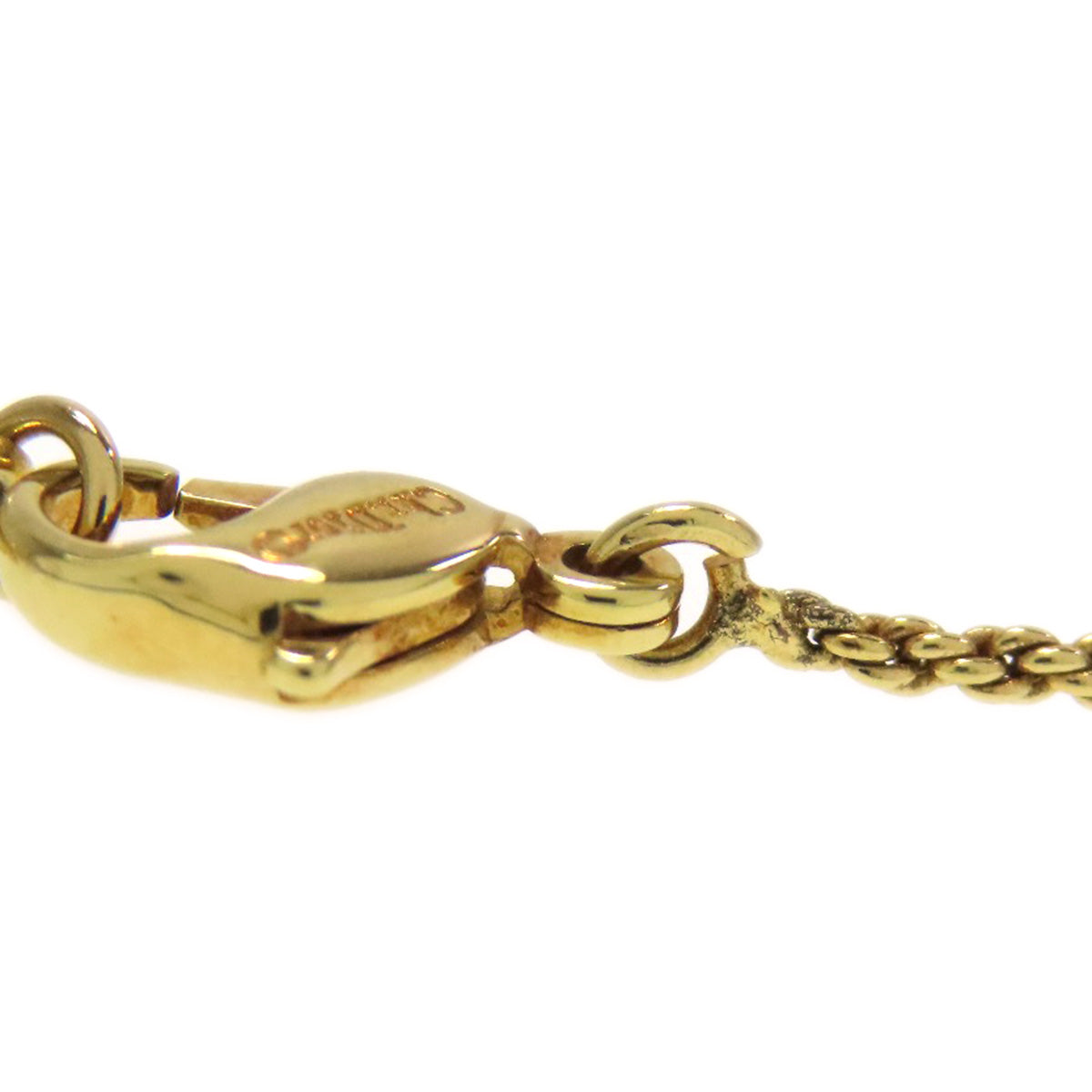 CHRISTIAN DIOR hand mirror motif Necklace Metal Ladies [Used]