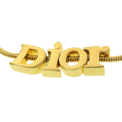 CHRISTIAN DIOR logo Bracelet Metal Ladies [Used]