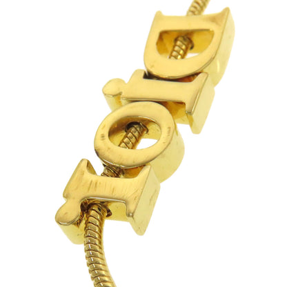 CHRISTIAN DIOR logo Bracelet Metal Ladies [Used]