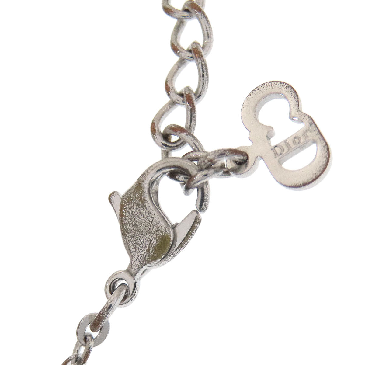 CHRISTIAN DIOR logo Bracelet Metal Ladies [Used]