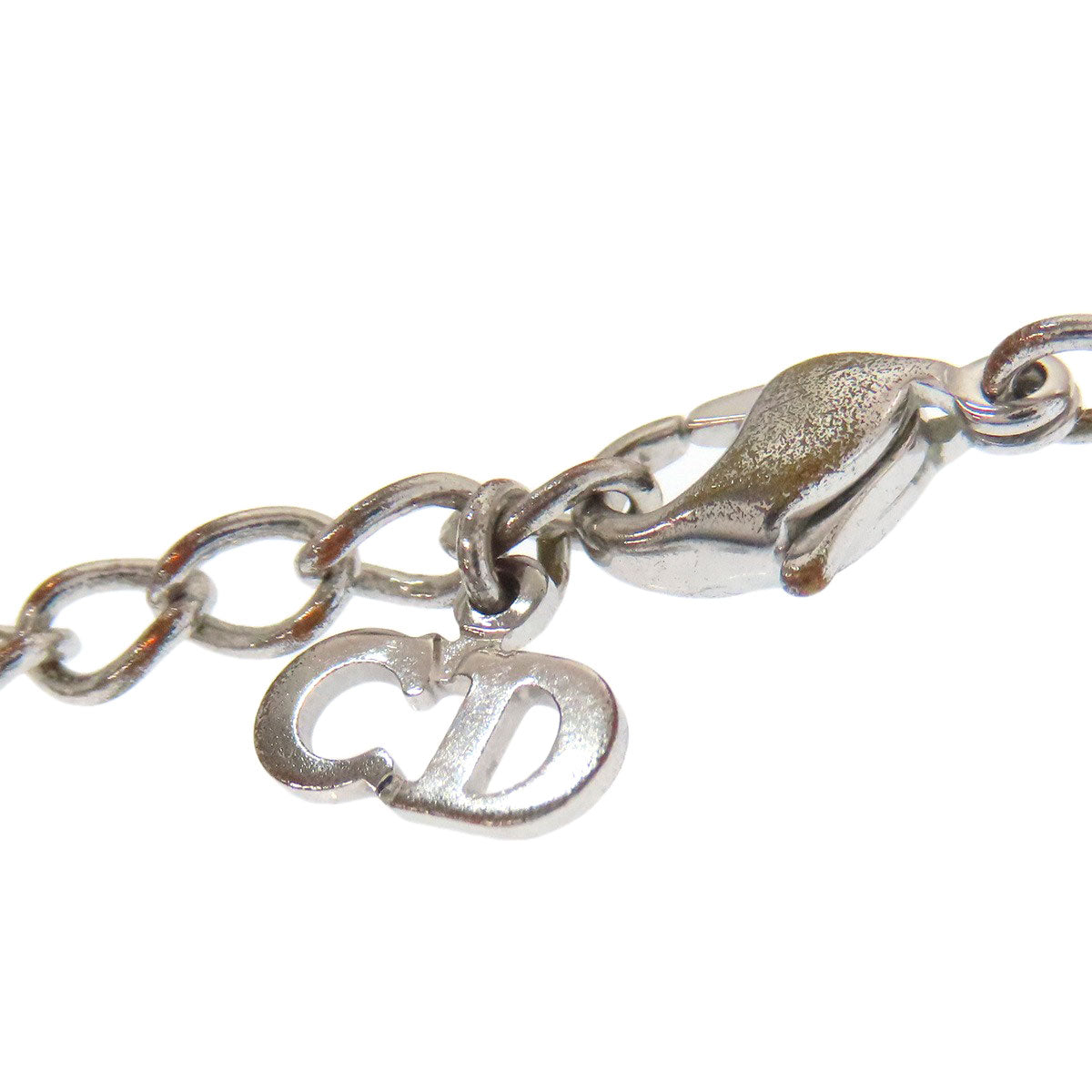 CHRISTIAN DIOR logo Bracelet Metal Ladies [Used]