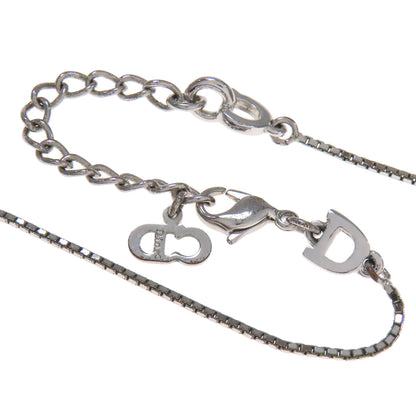 CHRISTIAN DIOR with logo Venetian Chain Necklace Metal Ladies [Used]