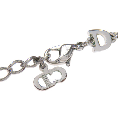 CHRISTIAN DIOR with logo Venetian Chain Necklace Metal Ladies [Used]