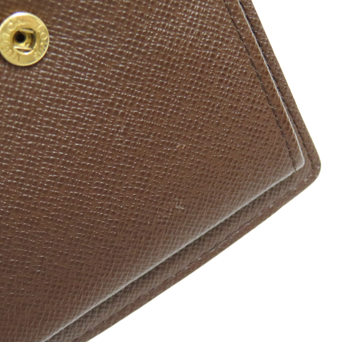 LOUIS VUITTON  N61675 Bifold Wallet with Coin Pocket Portefeiulle・Marco Damier canvas Ladies