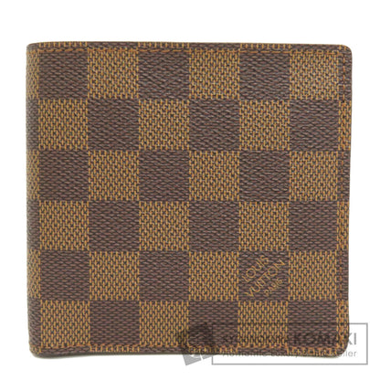 LOUIS VUITTON  N61675 Bifold Wallet with Coin Pocket Portefeiulle・Marco Damier canvas Ladies