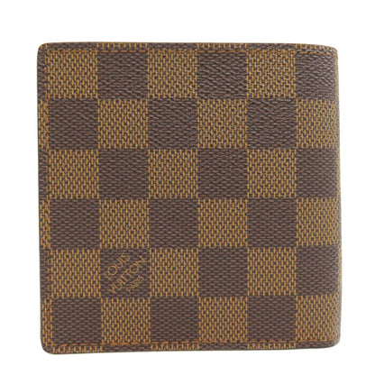 LOUIS VUITTON  N61675 Bifold Wallet with Coin Pocket Portefeiulle・Marco Damier canvas Ladies