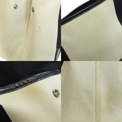 BALENCIAGA 339933 NAVY CABAS Handbag Canvas Ladies [Used]