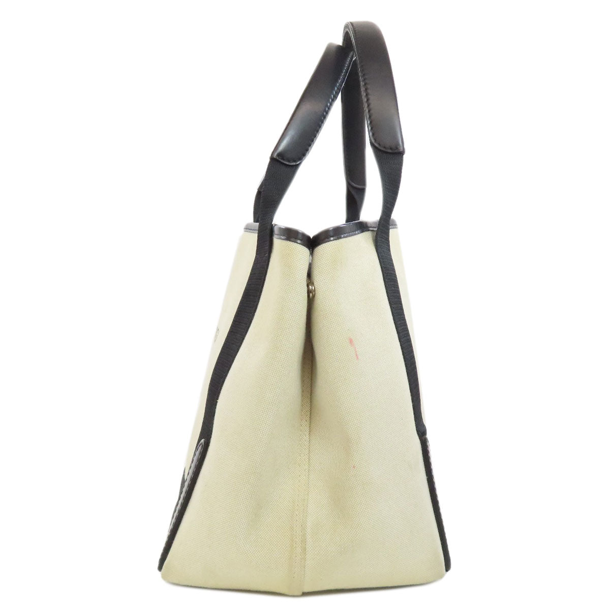 BALENCIAGA 339933 NAVY CABAS Handbag Canvas Ladies [Used]