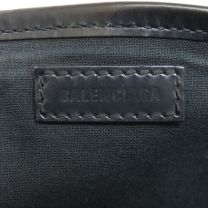 BALENCIAGA 339933 NAVY CABAS Handbag Canvas Ladies [Used]