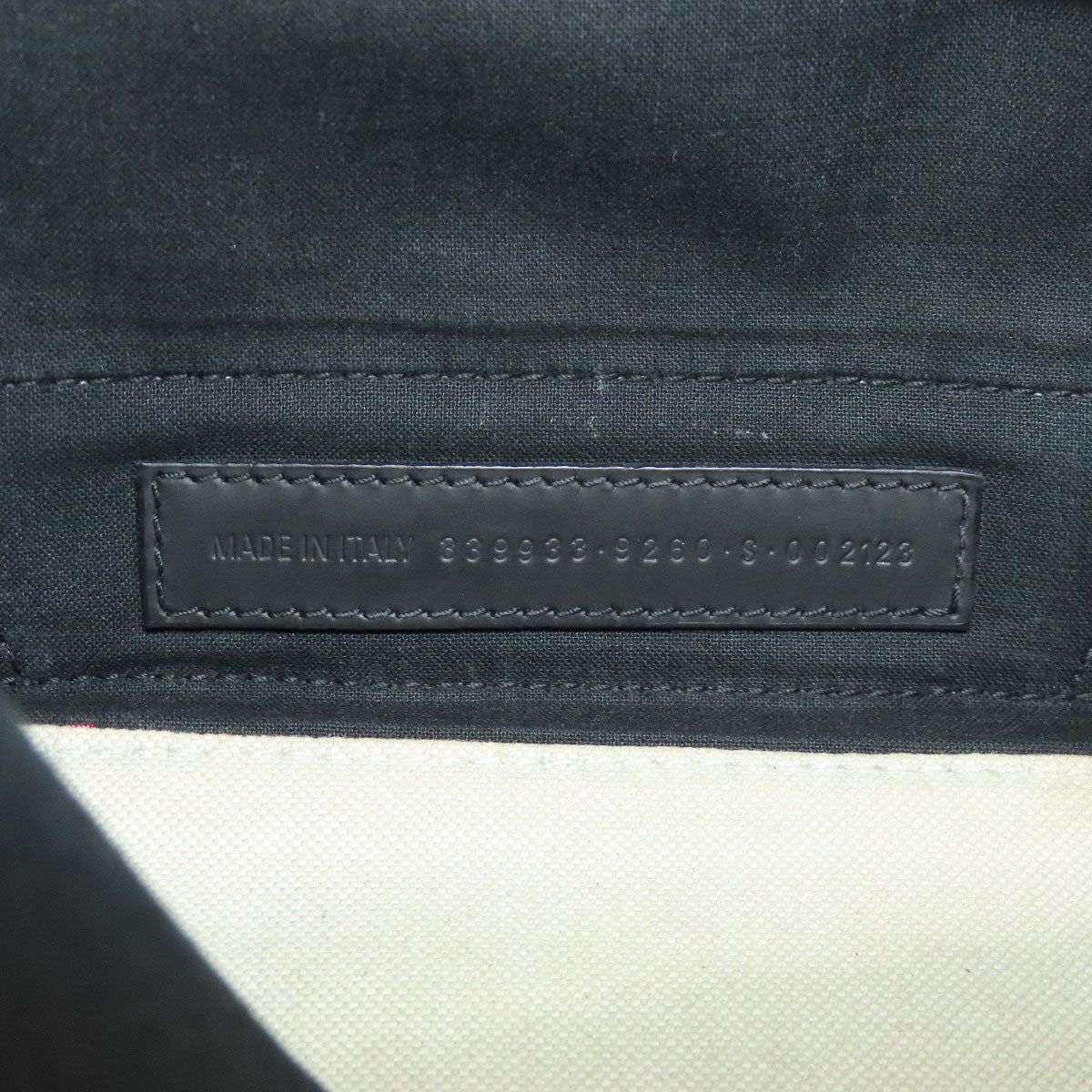 BALENCIAGA 339933 NAVY CABAS Handbag Canvas Ladies [Used]