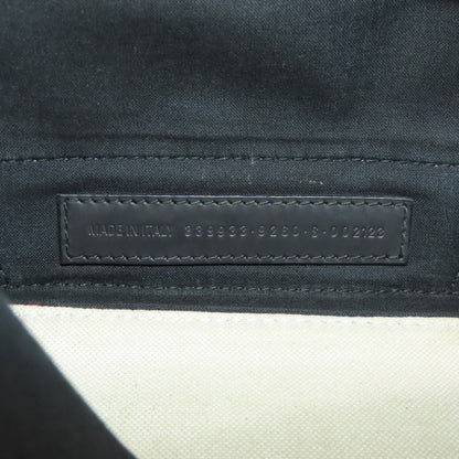 BALENCIAGA 339933 NAVY CABAS Handbag Canvas Ladies [Used]