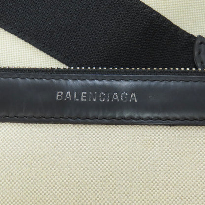 BALENCIAGA 339933 NAVY CABAS Handbag Canvas Ladies [Used]