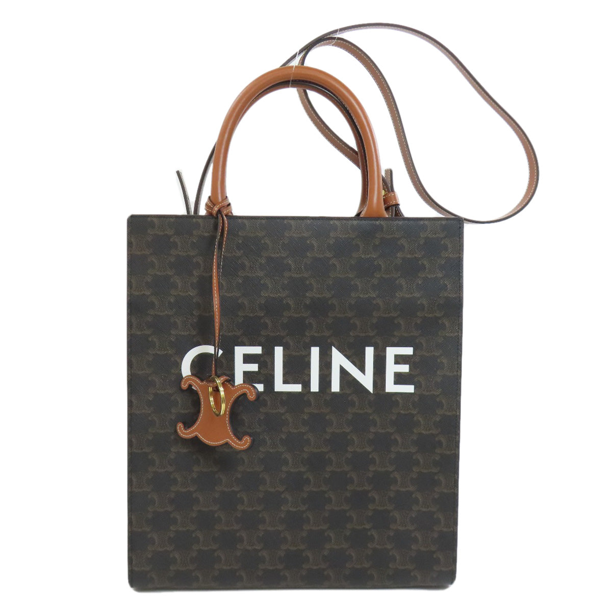 CELINE   Handbag Vertical Cabas Triomphe 2WAY PVC Ladies