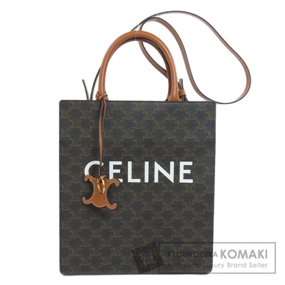 CELINE   Handbag Vertical Cabas Triomphe 2WAY PVC Ladies