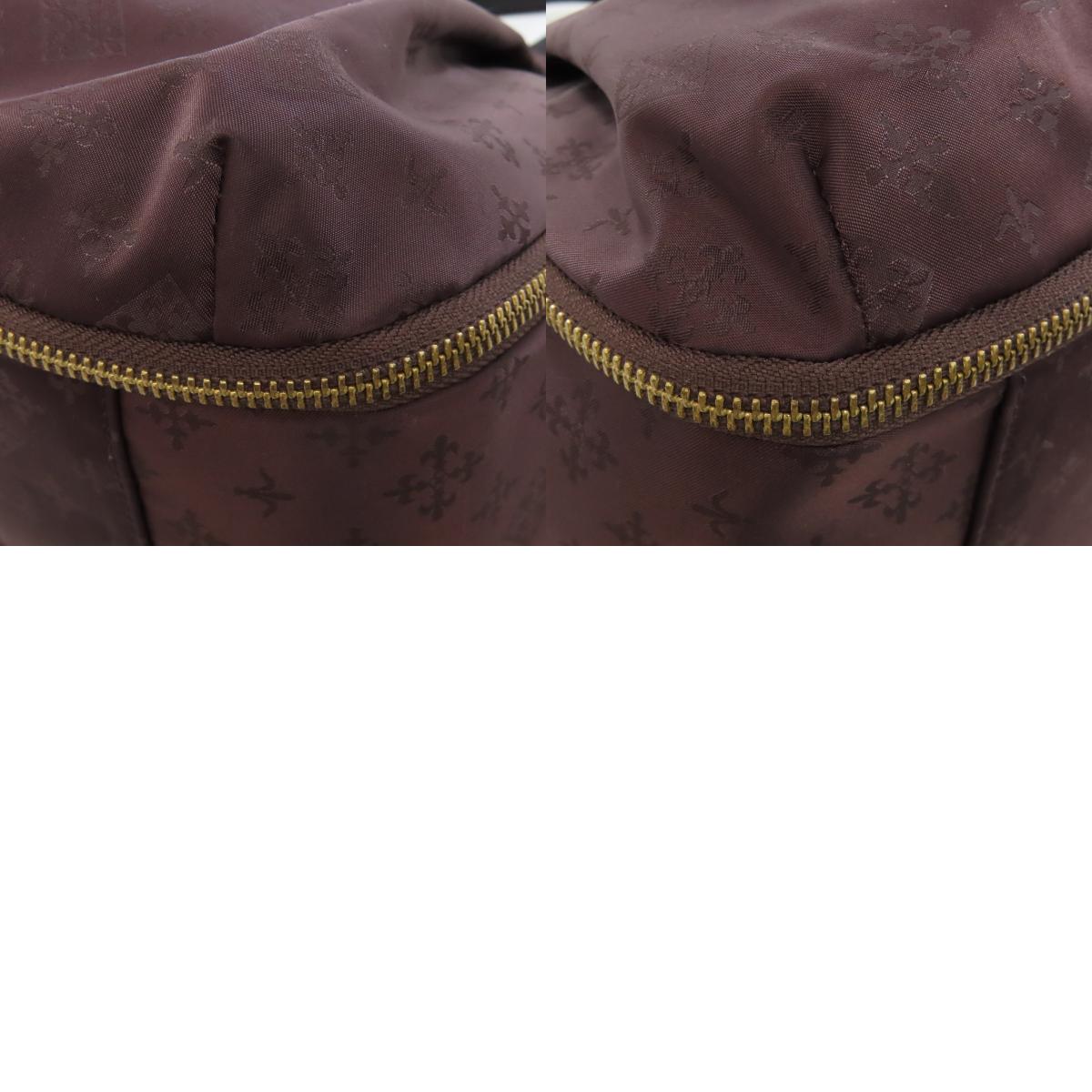 russet Lily crest Tote Bag Nylon Ladies [Used]