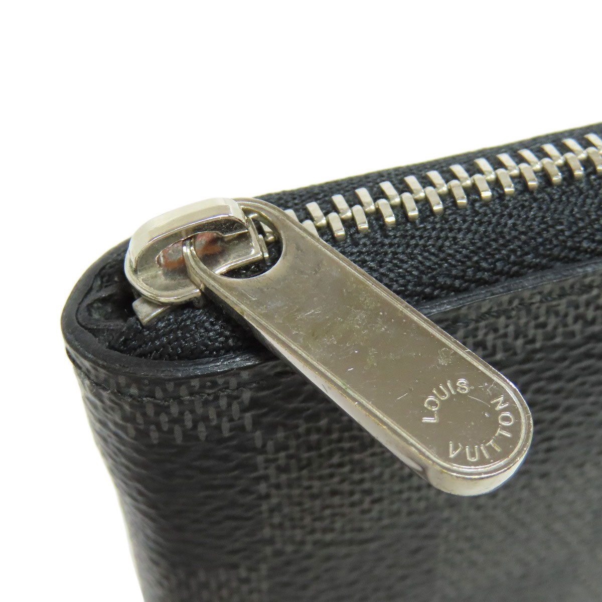 LOUIS VUITTON N63076 Zippy coin purse coin purse Damier canvas Ladies [Used]