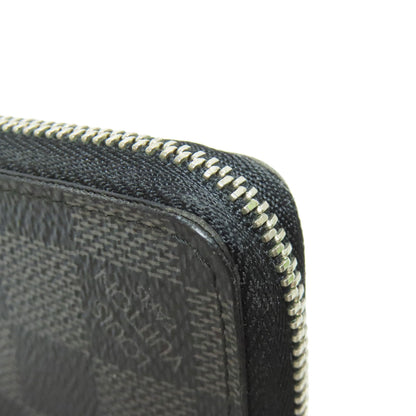 LOUIS VUITTON N63076 Zippy coin purse coin purse Damier canvas Ladies [Used]