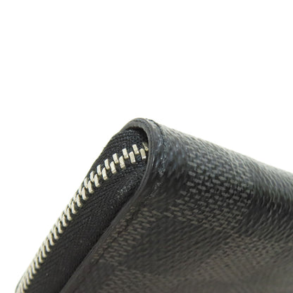 LOUIS VUITTON N63076 Zippy coin purse coin purse Damier canvas Ladies [Used]