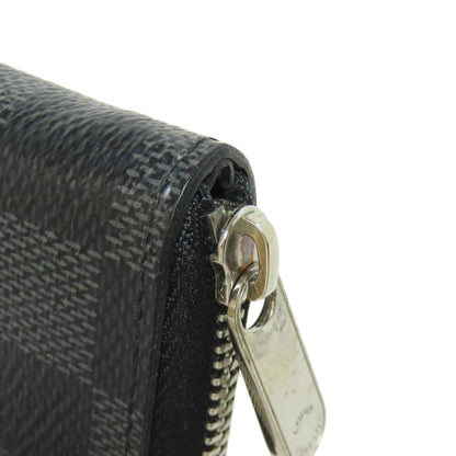 LOUIS VUITTON N63076 Zippy coin purse coin purse Damier canvas Ladies [Used]