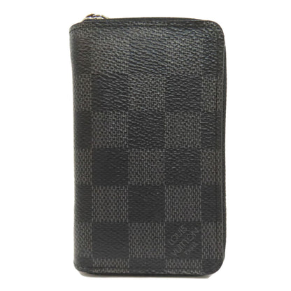 LOUIS VUITTON N63076 Zippy coin purse coin purse Damier canvas Ladies [Used]