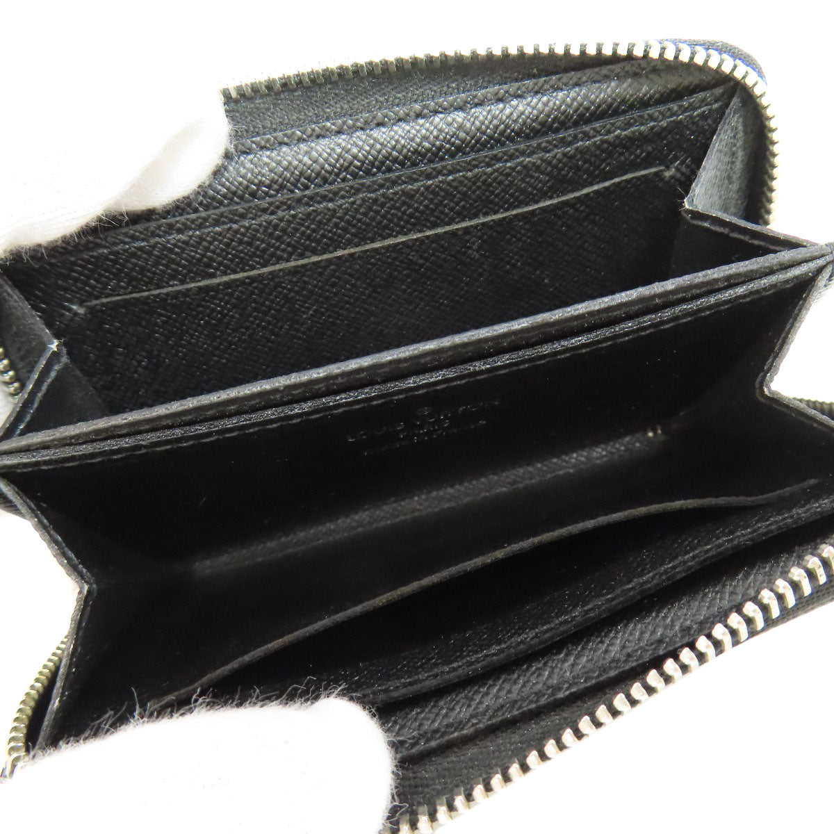 LOUIS VUITTON N63076 Zippy coin purse coin purse Damier canvas Ladies [Used]