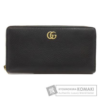 GUCCI  456117 Long wallet (with coin pocket) GG Marmont Leather Ladies