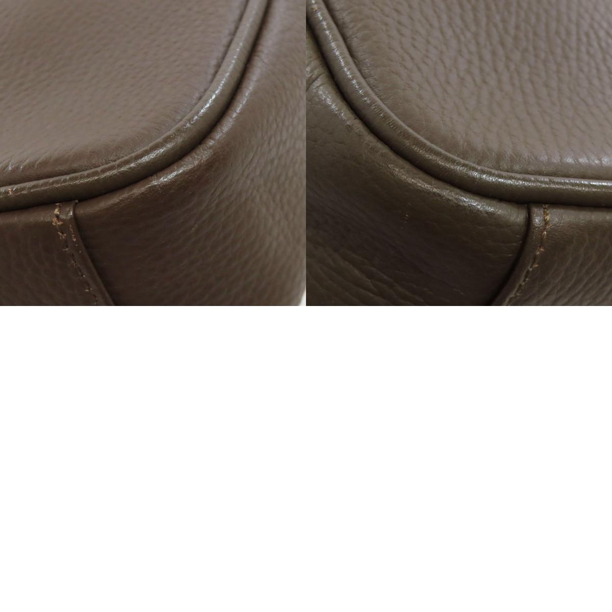 BURBERRY logo Shoulder Bag Leather Ladies [Used]