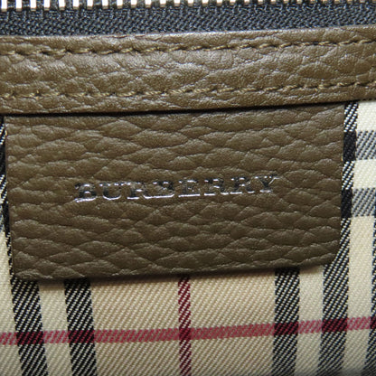 BURBERRY logo Shoulder Bag Leather Ladies [Used]