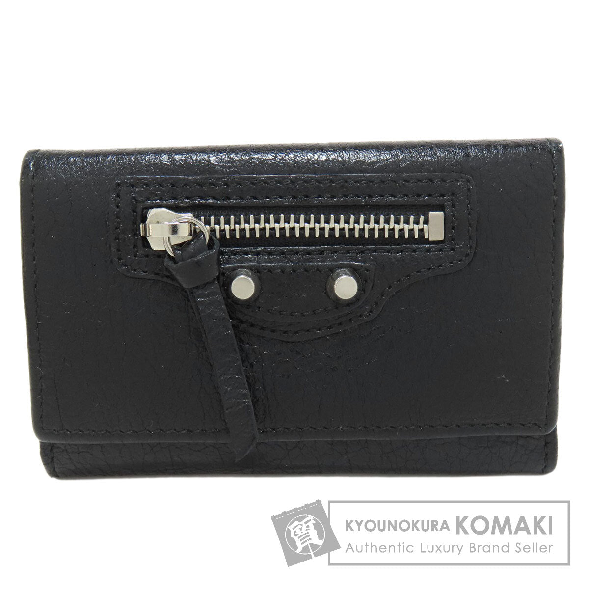 BALENCIAGA 477450 Classic key holder Leather Ladies [Used]