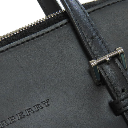 BURBERRY logo Handbag Leather Ladies [Used]