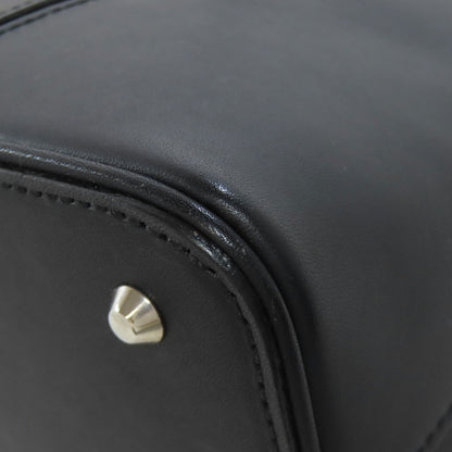 BURBERRY logo Handbag Leather Ladies [Used]