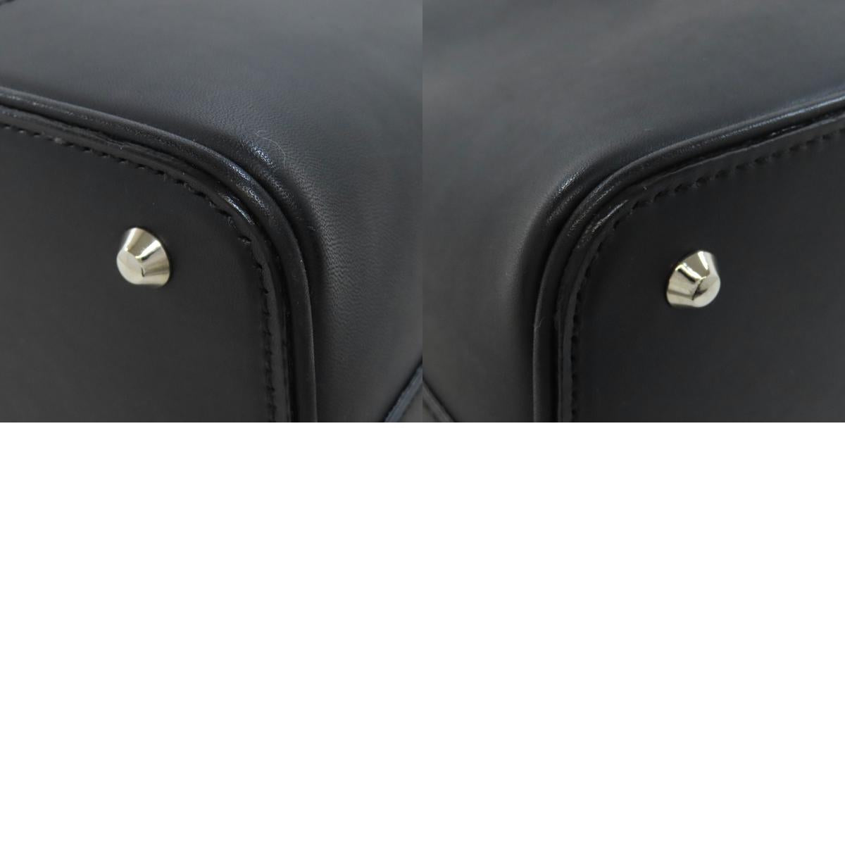 BURBERRY logo Handbag Leather Ladies [Used]