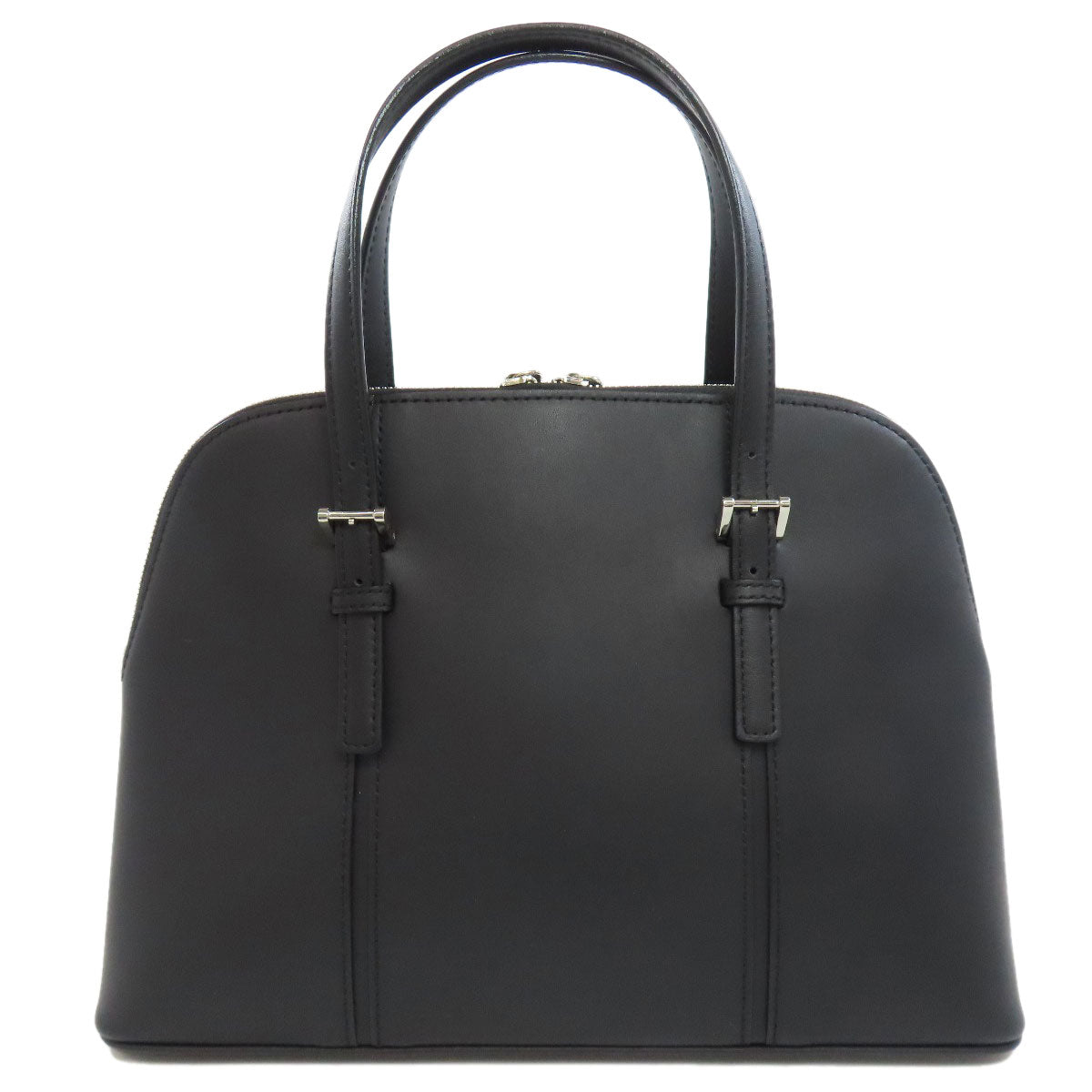 BURBERRY logo Handbag Leather Ladies [Used]
