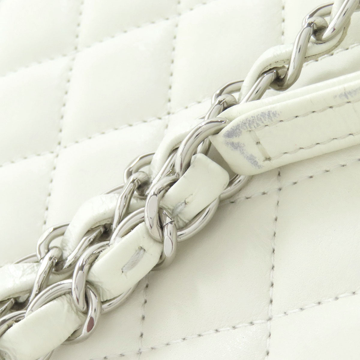 CHANEL   Tote Bag Chain Tote COCO Mark Silver Hardware Lambskin Ladies