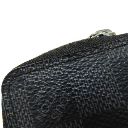 LOUIS VUITTON N63076 Zippy coin purse coin purse Damier canvas mens [Used]