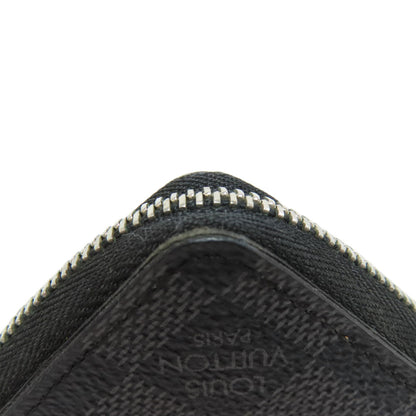LOUIS VUITTON N63076 Zippy coin purse coin purse Damier canvas mens [Used]
